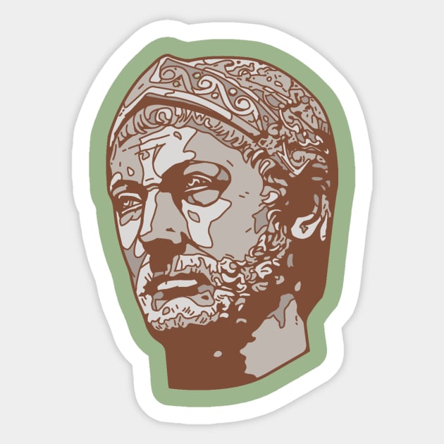 Hannibal Barca Portrait Sticker by turbopistola